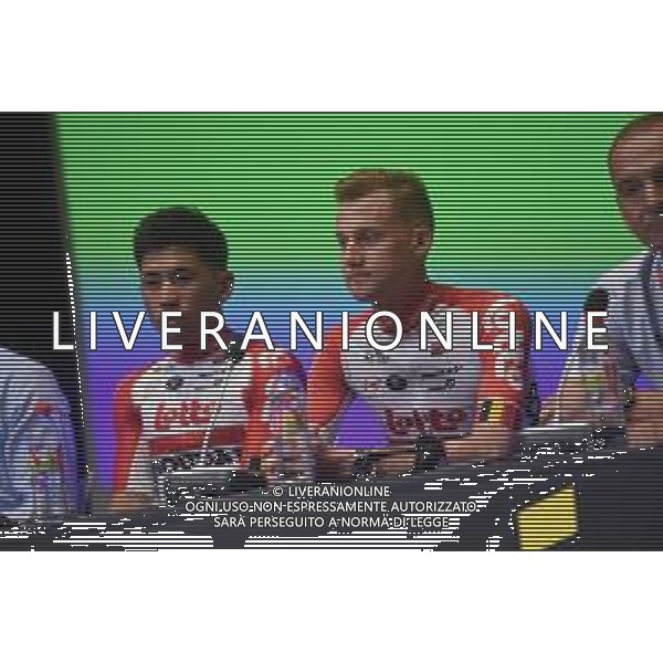 04-07-2019 Conferenze Stampa Vigilia 2 Tour De France 2019; 2019, Lotto - Soudal; Ewan, Caleb; Wellens, Tim; Bruxelles Expo; ©SIROTTI / AGENZIA ALDO LIVERANI SAS