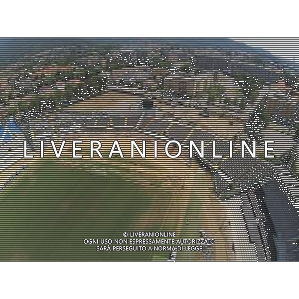 foto aeree lavori stadio Brescia 3 luglio 2019. Ph Fotolive Federico Folli / AGENZIA ALDO LIVERANI SAS - Lavori di Ristrutturazione e Riqualificazione dello Stadio Rigamonti di Brescia 2019
