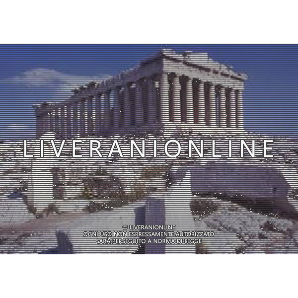 GRECIA-ATENE ACROPOLI NELLA FOTO THE PARTHENON AG ALDO LIVERANI SAS