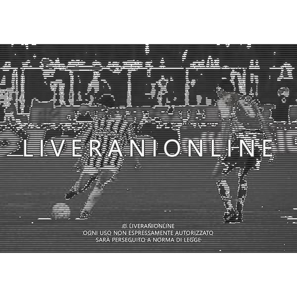 06-04-1993 TORINO- SEMIFINALE DI COPPA UEFA JUVENTUS PARIS SAINT GERMAIN 2-1 NELLA FOTO ROBERTO BAGGIO AG ALDO LIVERANI SAS