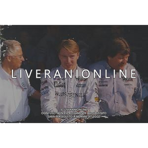 RETROSPETTIVA MIKA HAKKINEN PILOTA F1-1998 NELLA FOTO MIKA HAKKINEN CON NORBERT HAUG AG ALDO LIVERANI SAS