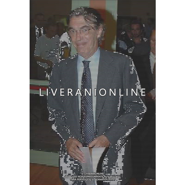 Milano 06/06/2005 Presentazione Inter Club Casa Della Carita\' nella foto: Massimo Moratti foto Danilo Recalcati / Ag.Aldo Liverani 