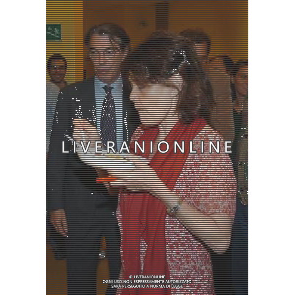 Milano 06/06/2005 Presentazione Inter Club Casa Della Carita\' nella foto: Massimo e Milly Moratti foto Danilo Recalcati / Ag.Aldo Liverani 
