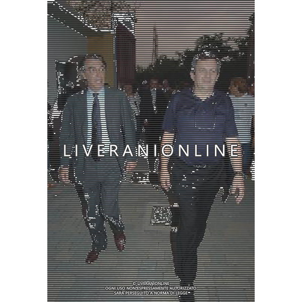 Milano 06/06/2005 Presentazione Inter Club Casa Della Carita\' nella foto: Don Virginio Colmegna con Massimo Moratti foto Danilo Recalcati / Ag.Aldo Liverani 