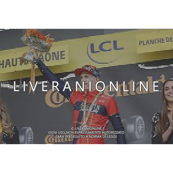 11-07-2019 Tour De France; Tappa 06 Mulhouse - La Planche Des Belles Filles; 2019, Bahrain - Merida; Teuns, Dylan; La Planche Des Belles Filles; ©SIROTTI / AGENZIA ALDO LIVERANI SAS
