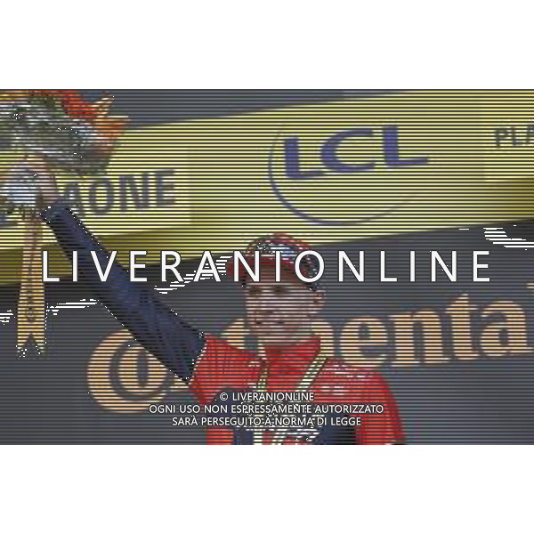 11-07-2019 Tour De France; Tappa 06 Mulhouse - La Planche Des Belles Filles; 2019, Bahrain - Merida; Teuns, Dylan; La Planche Des Belles Filles; ©SIROTTI / AGENZIA ALDO LIVERANI SAS