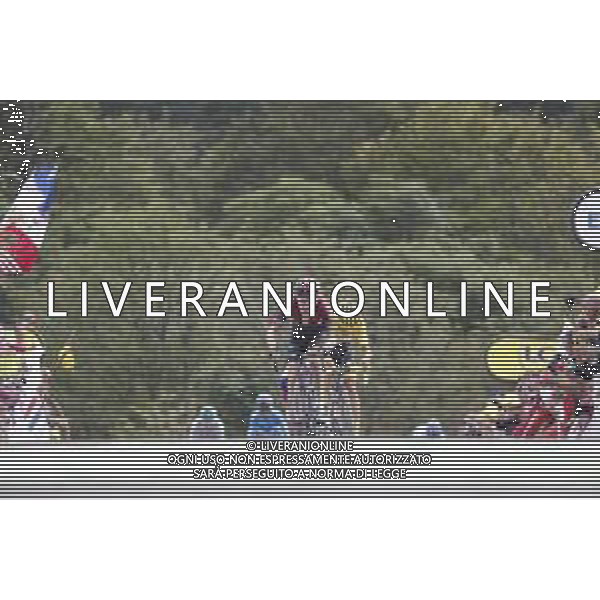 11-07-2019 Tour De France; Tappa 06 Mulhouse - La Planche Des Belles Filles; 2019, Deceunick - Quickstep; 2019, Team Ineos; Alaphilippe, Julian; Geraint, Thomas; La Planche Des Belles Filles; ©SIROTTI / AGENZIA ALDO LIVERANI SAS