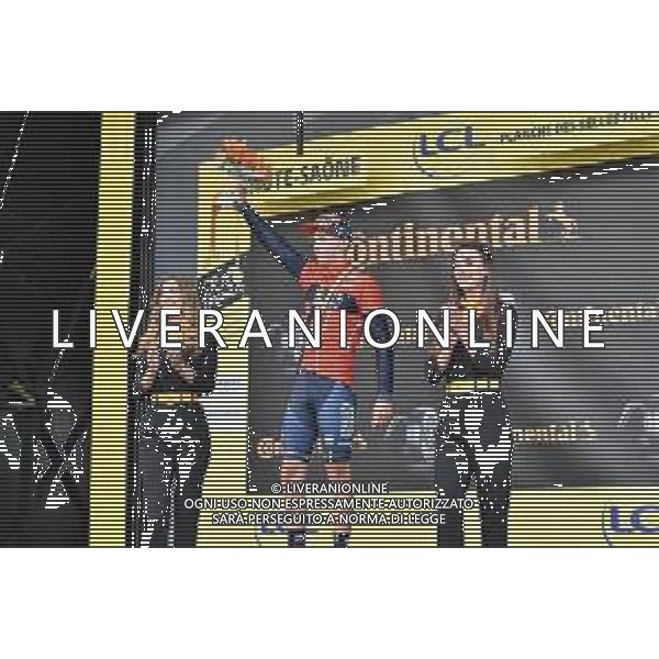 11-07-2019 Tour De France; Tappa 06 Mulhouse - La Planche Des Belles Filles; 2019, Bahrain - Merida; Teuns, Dylan; La Planche Des Belles Filles; ©SIROTTI / AGENZIA ALDO LIVERANI SAS