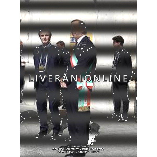 Milano ( MI ) 12/07/2019 Centenario della nascita dell\'ABI Nella foto: Attilio Fontana, Presidente della Lombardia e Giuseppe Sala, Sindaco di Milano PH Lauro Montagnini / AGENZIA ALDO LIVERANI SAS