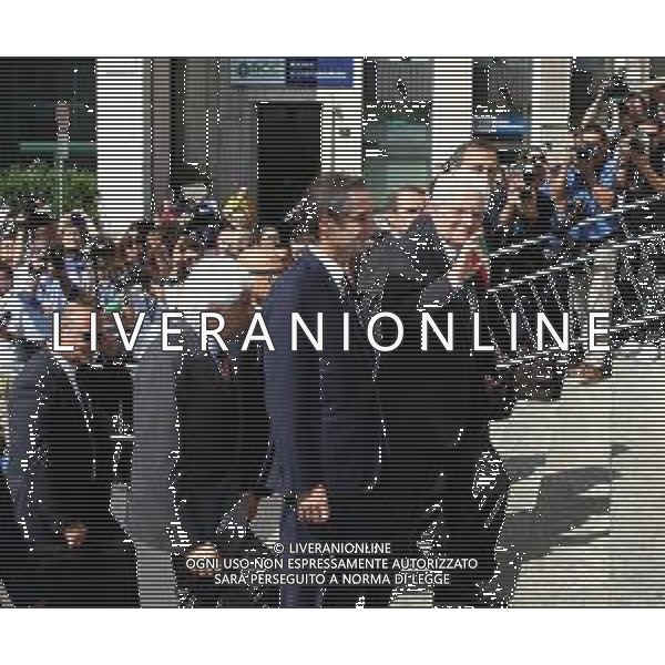 Milano ( MI ) 12/07/2019 Centenario della nascita dell\'ABI Nella foto: Sergio Mattarella, Presidente della Repubblica, Attilio Fontana, Presidente della Lombardia e Giuseppe Sala, Sindaco di Milano PH Lauro Montagnini / AGENZIA ALDO LIVERANI SAS