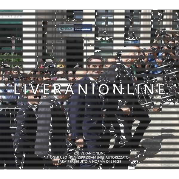 Milano ( MI ) 12/07/2019 Centenario della nascita dell\'ABI Nella foto: Sergio Mattarella, Presidente della Repubblica, Attilio Fontana, Presidente della Lombardia e Giuseppe Sala, Sindaco di Milano PH Lauro Montagnini / AGENZIA ALDO LIVERANI SAS