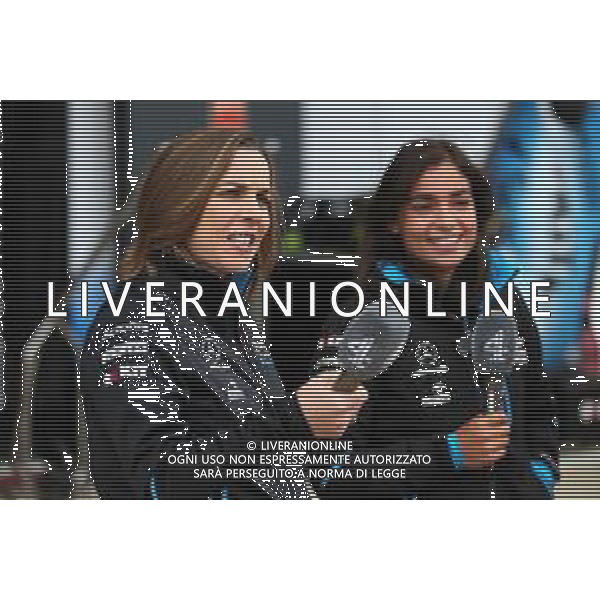 (L to R): Claire Williams (GBR) Williams Racing Deputy Team Principal with Jamie Chadwick (GBR) Williams Racing Development Driver. 13.07.2019. Formula 1 World Championship, Rd 10, British Grand Prix, Silverstone, England, Qualifying Day. / AGENZIA ALDO LIVERANI SAS - ITALY ONLY EDITORIAL USE ONLY