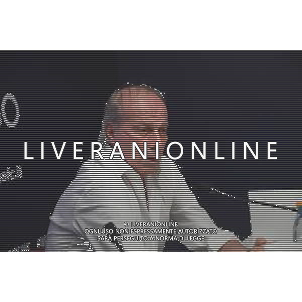 CONFERENZA STAMPA DELL\'ALLENATORE DEL BOLOGNA SINISA MIHAJLOVIC PER ANNUNCIARE CHE DOVRA\' FERMARSI PER CURARE LA LAUCEMIA A CASTELDEBOLE 13.07.2019 NELLA FOTO il direttore tecnico del Bologna Walter Sabatini © OPTIMAFOTO / AGENZIA ALDO LIVERANI SAS