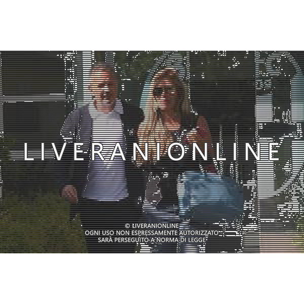 CONFERENZA STAMPA DELL\'ALLENATORE DEL BOLOGNA SINISA MIHAJLOVIC PER ANNUNCIARE CHE DOVRA\' FERMARSI PER CURARE LA LAUCEMIA A CASTELDEBOLE 13.07.2019 NELLA FOTO CON LA MOGLIE ARIANNA © OPTIMAFOTO / AGENZIA ALDO LIVERANI SAS
