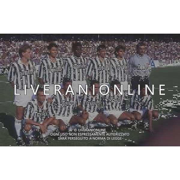 1990-1991 -FORMAZIONE JUVENTUS CALCIO AG ALDO LIVERANI SAS