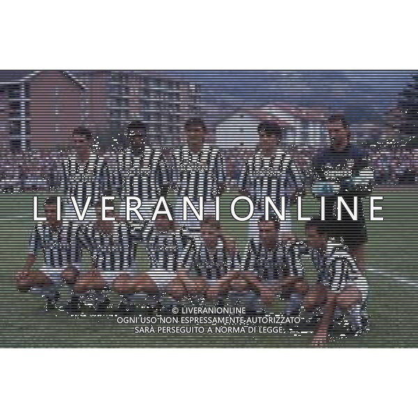 1990-1991 -FORMAZIONE JUVENTUS CALCIO AG ALDO LIVERANI SAS