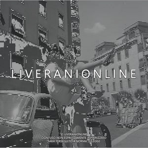 RETROSPETTIVA NICOLA PIETRANGELI TENNISTA NELLA FOTO NICOLA PIETRANGELI NELL\'ANNO 1950 A ROMA CON LA MOGLIE SUSANNA ARTERO AG ALDO LIVERANI SAS