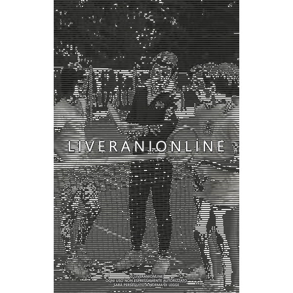 RETROSPETTIVA NICOLA PIETRANGELI TENNISTA NELLA FOTO NICOLA PIETRANGELI A PAVULLO NELL\'ANNO 1972 AG ALDO LIVERANI SAS  