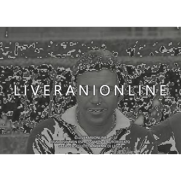 RETROSPETTIVA NICOLA PIETRANGELI TENNISTA NELLA FOTO NICOLA PIETRANGELI A PAVULLO NELL\'ANNO 1972 AG ALDO LIVERANI SAS  