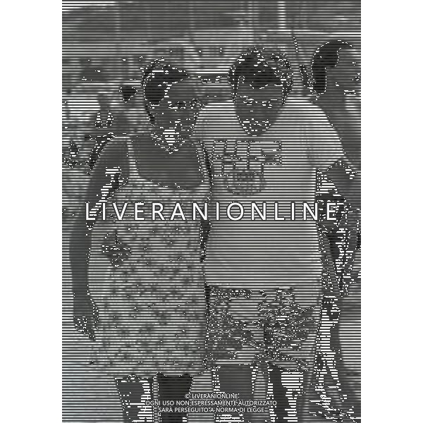 RETROSPETTIVA NICOLA PIETRANGELI TENNISTA NELLA FOTO NICOLA PIETRANGELI IN SARDEGNA NEL 1973 AG ALDO LIVERANI SAS