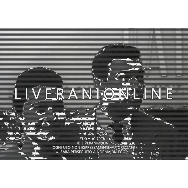 RETROSPETTIVA NICOLA PIETRANGELI TENNISTA NELLA FOTO NICOLA PIETRANGELI CON LA MOGLIE MOGLIE SUSANNA ARTERO AG ALDO LIVERANI SAS 