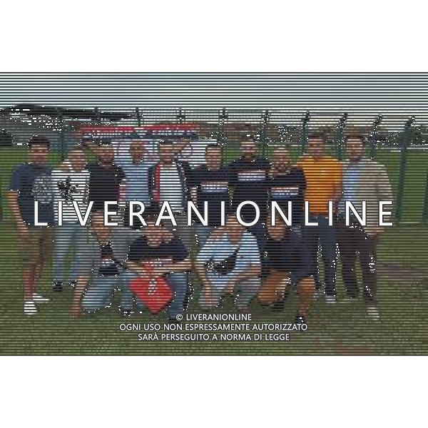 IMOLA 15 07 2019 IMOLESE CALCIO PRESENTAZIONE NUOVO ALLENATORE DELL\'IMOLESE CALCIO FEDERICO COPPITELLI NELLA FOTO FEDERICO COPPITELLI CON I TIFOSI ©SANNA / AGENZIA ALDO LIVERANI SAS