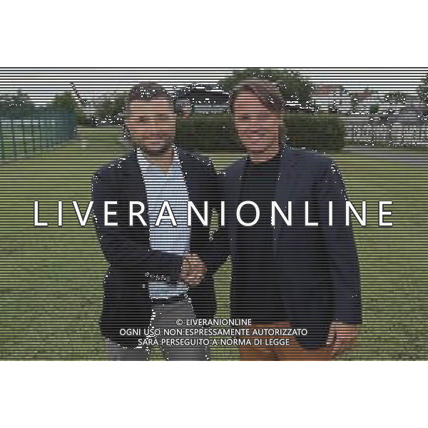 IMOLA 15 07 2019 IMOLESE CALCIO PRESENTAZIONE NUOVO ALLENATORE DELL\'IMOLESE CALCIO FEDERICO COPPITELLI NELLA FOTO DA SINISTRA DEDERICO COPPITELLI EALLENATORE E LORENZO SPAGNOLI PRESIDENTE DELL\'IMOLESE CALCIO ©SANNA / AGENZIA ALDO LIVERANI SAS