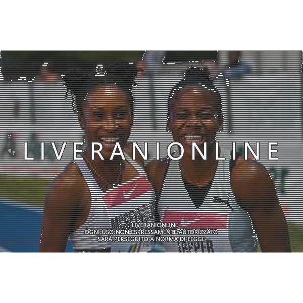 Tapper Megan (JAM) e McReynolds Tiffani (USA) 100Hs Donne100Hs Donne - Atletica: XXXIII Meeting Atletica Mondiale Padova, 16 Luglio 2019 ©Alessio Marini / AGENZIA ALDO LIVERANI SAS
