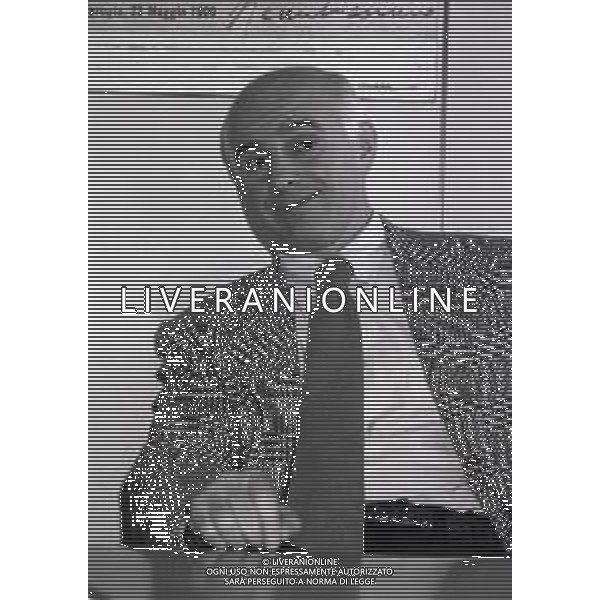 1994 MILANO REDAZIONE DELLA GAZZETTA DELLO SPORT INCONTRO CON JULIO VELASCO ARRIGO SACCHI E RATKO RUDIC NELLA FOTO ARRIGO SACCHI AG ALDO LIVERANI SAS