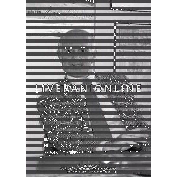 1994 MILANO REDAZIONE DELLA GAZZETTA DELLO SPORT INCONTRO CON JULIO VELASCO ARRIGO SACCHI E RATKO RUDIC NELLA FOTO ARRIGO SACCHI AG ALDO LIVERANI SAS