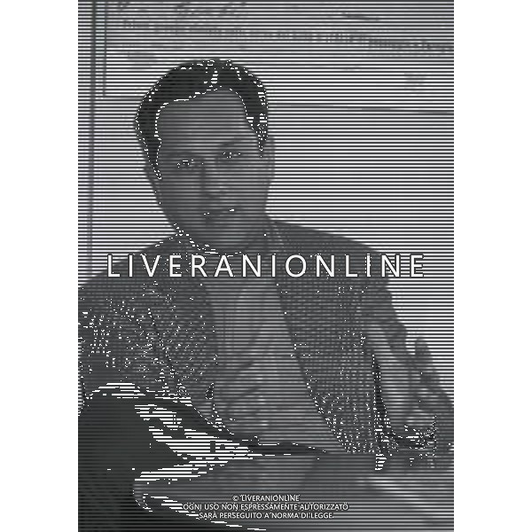 1994 MILANO REDAZIONE DELLA GAZZETTA DELLO SPORT INCONTRO CON JULIO VELASCO ARRIGO SACCHI E RATKO RUDIC NELLA FOTO JULIO VELASCO AG ALDO LIVERANI SAS