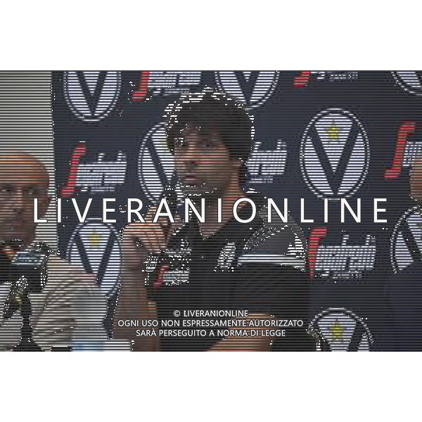 Presentazione di Milos TEODOSIC, nuovo acquisto della Virtus Basket Bologna 17.07.2019 nella foto con Paolo Ronci ©OPTIMAFOTO / AGENZIA ALDO LIVERANI SAS