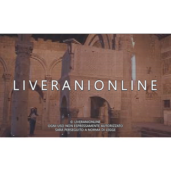 Tuscania nota come Toscanella fino al 1911 è un comune italiano della provincia di Viterbo nel Lazio dista dal capoluogo circa 24 km. NELLA FOTO LA BASILICA DI SANTA MARIA AG ALDO LIVERANI SAS