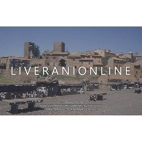 Tuscania nota come Toscanella fino al 1911 è un comune italiano della provincia di Viterbo nel Lazio dista dal capoluogo circa 24 km. NELLA FOTO BORGO MEDIOEVALE AG ALDO LIVERANI SAS