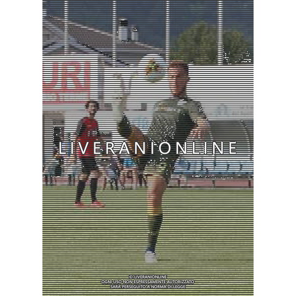 il Gol di pallonetto di Alfredo Donnarumma . Amichevole Brescia Calcio vs rappresentativa Vallecamonica . Darfo 17 luglio 2019.ph Fotolive Venezia\Zurru / AGENZIA ALDO LIVERANI SAS