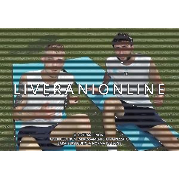 IMOLA 18 07 2019 IMOLESE CALCIO SERIE C PRIMO ALLENAMENTO NELLA FOTO NUOVI ARRIVATI FILIPPO ARTIOLI E FABIO DELLA GIOVANNA © SANNA / AGENZIA ALDO LIVERANI SAS