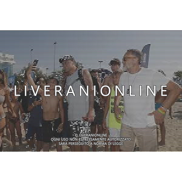 BOBO Summer Cup - presso Samsara Beach Riccione 19.07.2019 nella foto: CHRISTIAN VIERI - selfie con i suoi piccoli fans ©Claudio Zamagni/Agenzia Aldo Liverani s.a.s. / AGENZIA ALDO LIVERANI SAS