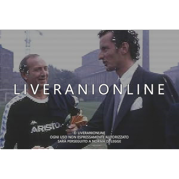 EDOARDO AGNELLI - Retrospettiva Nella foto con l\'allenatore della Juventus Rino Marchesi nel 1986-1987 ©Archivio / AGENZIA ALDO LIVERANI SAS