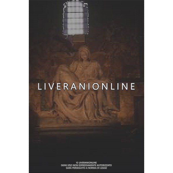 ROMA-PANORAMICHE CITTA\' NELLA FOTO La Pietà vaticana è una scultura in marmo realizzata da Michelangelo Buonarroti e conservata nella basilica di San Pietro in Vaticano. AG ALDO LIVERANI SAS