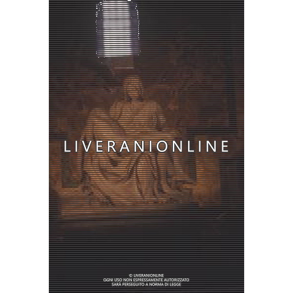 ROMA-PANORAMICHE CITTA\' NELLA FOTO La Pietà vaticana è una scultura in marmo realizzata da Michelangelo Buonarroti e conservata nella basilica di San Pietro in Vaticano. AG ALDO LIVERANI SAS