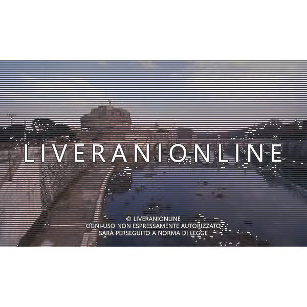 ROMA-PANORAMICHE CITTA\' NELLA FOTOIL FIUME TEVERE AG ALDO LIVERANI SAS
