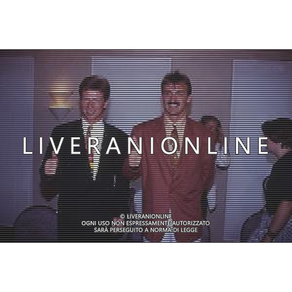 RETROSPETTIVA STEFAN REUTER CALCIATORE NELLA FOTO STEFAN REUTER CON JURGEN KOHLER E FRANCESCO MORINI ALLA PRESENTAZIONE NEL 1991 ALLA JUVENTUS AG ALDO LIVERANI SAS