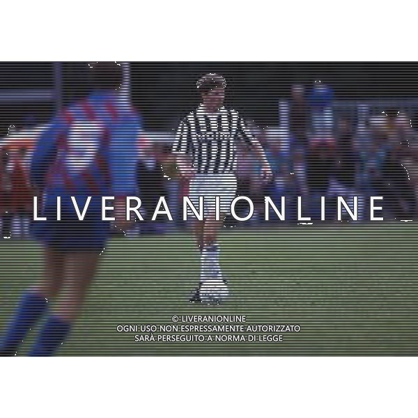 RETROSPETTIVA STEFAN REUTER CALCIATORE NELLA FOTO STEFAN REUTER CON LA MAGLIA DELLA JUVENTUS AG ALDO LIVERANI SAS
