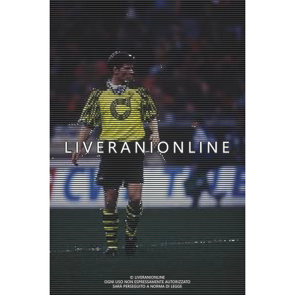 RETROSPETTIVA STEFAN REUTER CALCIATORE NELLA FOTO STEFAN REUTER CON LA MAGLIA DEL BORUSSIA DORTMUND AG ALDO LIVERANI SAS