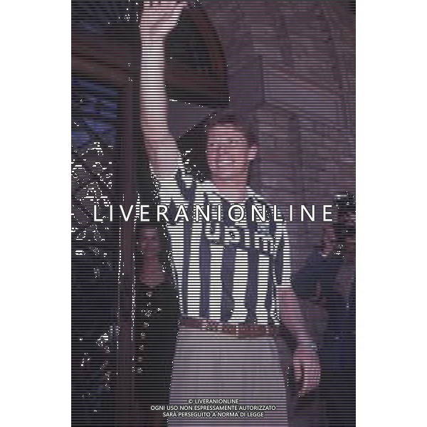 RETROSPETTIVA STEFAN REUTER CALCIATORE NELLA FOTO STEFAN REUTER ALLA PRESENTAZIONE NEL 1991 ALLA JUVENTUS AG ALDO LIVERANI SAS
