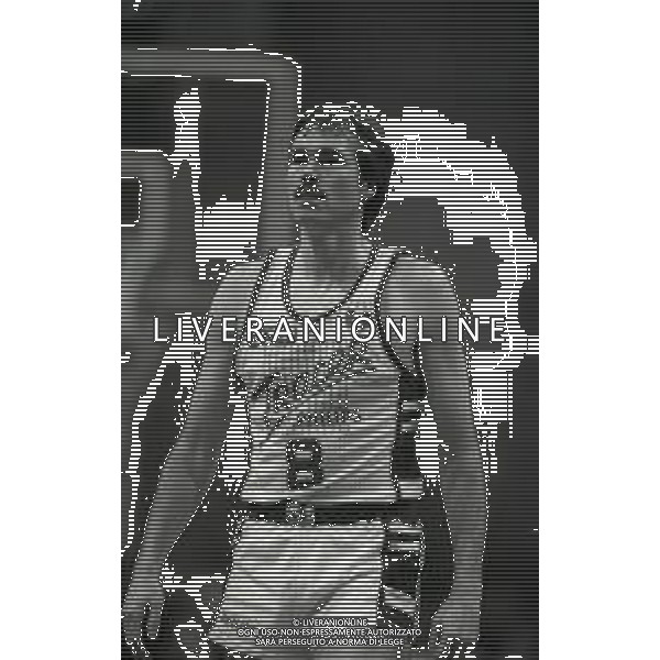 RETROSPETTIVA MIKE D\'ANTONI BASKET 1985-1986 NELLA FOTO MIKE D\'ANTONI CON LA MAGLIA DELLA TRACER MILANO AG ALDO LIVERANI SAS 