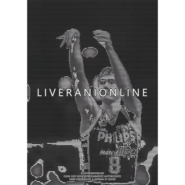 RETROSPETTIVA MIKE D\'ANTONI BASKET 1988-1989 NELLA FOTO MIKE D\'ANTONI CON LA MAGLIA DELLA PHILIPS MILANO AG ALDO LIVERANI SAS 