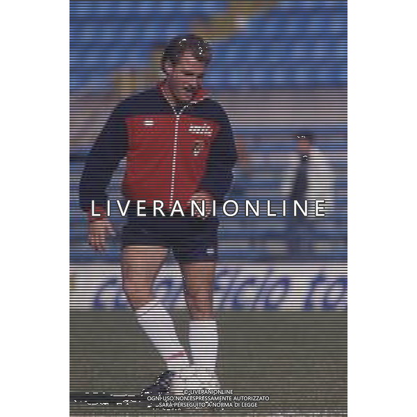 RETROSPETTIVA GENNARO ROUTOLO CALCIATORE NELLA FOTO RUOTOLO GENNARO CON LA MAGLIA DEL GENOA CALCIO AG ALDO LIVERANI SAS