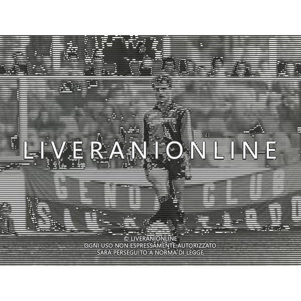 RETROSPETTIVA GENNARO ROUTOLO CALCIATORE NELLA FOTO RUOTOLO GENNARO CON LA MAGLIA DEL GENOA CALCIO AG ALDO LIVERANI SAS