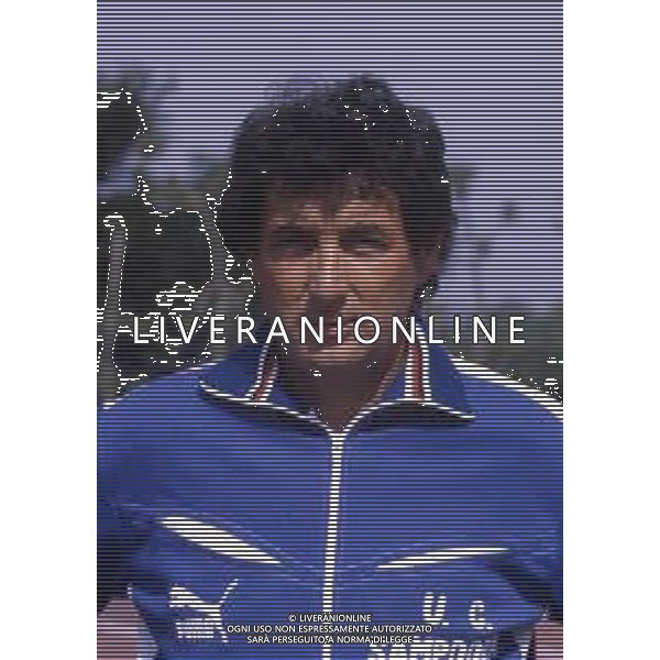 RETROSPETTIVA ENZO RICCOMINI ALLENATORE CALCIO NELLA FOTO ENZO RICCOMINI AG ALDO LIVERANI SAS